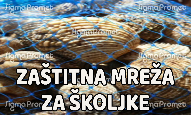 zaštitna mreže za školjke